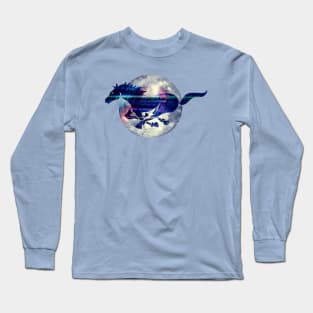 Cosmic Moon Horse Long Sleeve T-Shirt